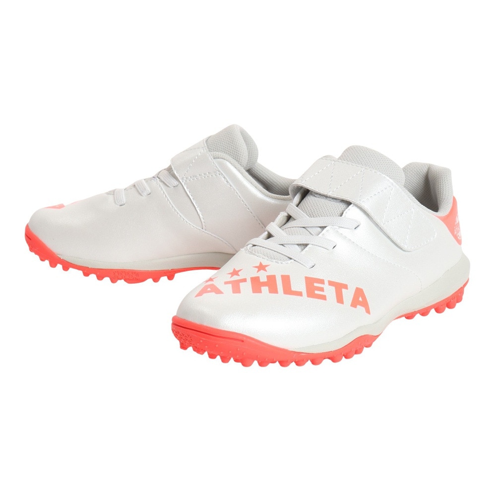 アスレタ（ATHLETA）（キッズ）ジュニア サッカー トレーニング シューズ JR VC 21012J WHT