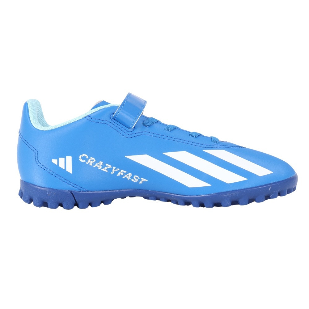 アディダス（adidas）（キッズ）ジュニアサッカートレーニングシューズ ターフグラウンド用 エックス クレイジーファスト.4 H&L IE1591
