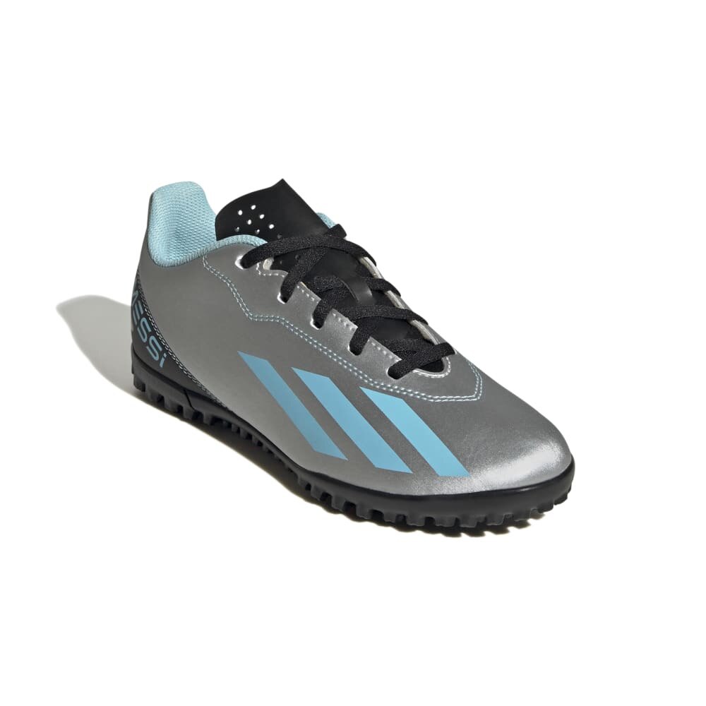 アディダス（adidas）（キッズ）ジュニアサッカートレーニングシューズ ターフグラウンド用 エックス クレイジーファスト メッシ MESSI.4 J IE4068