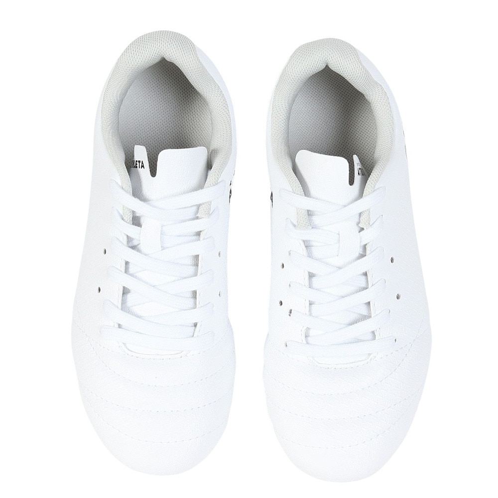 アスレタ（ATHLETA）（キッズ）ジュニアサッカースパイク マルチグラウンド用 サッカーシューズ ATHLETA Jr. 10021J WHT
