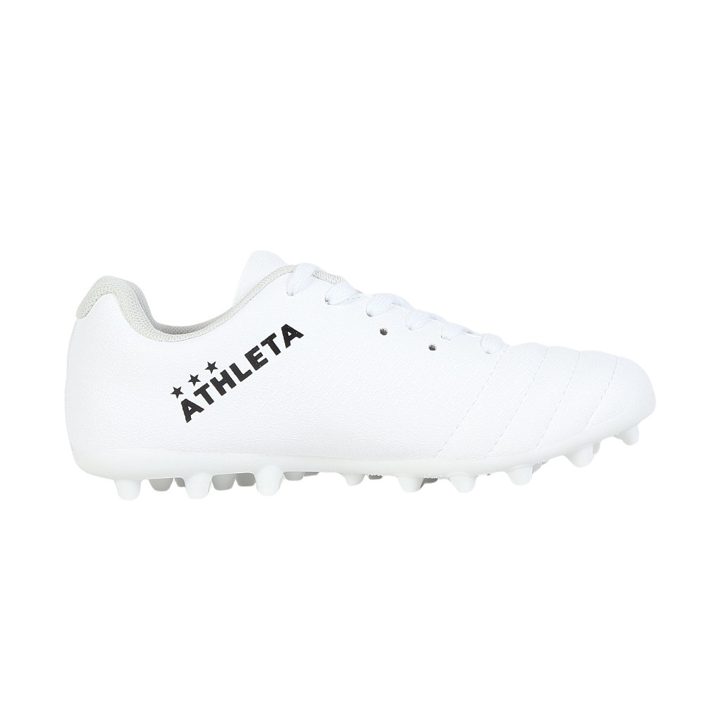 アスレタ（ATHLETA）（キッズ）ジュニアサッカースパイク マルチグラウンド用 サッカーシューズ ATHLETA Jr. 10021J WHT