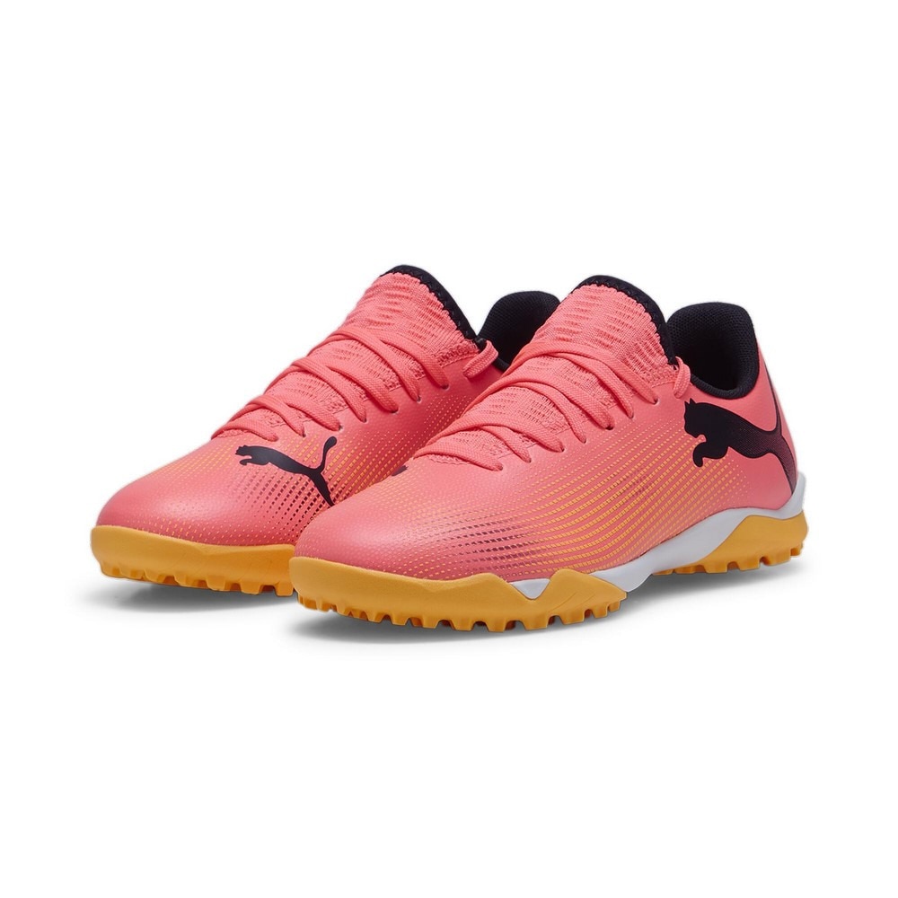 プーマ（PUMA）（キッズ）ジュニアサッカートレーニングシューズ 土 天然芝 人工芝用 フューチャー 7 プレイ プラス ミッド 10773803