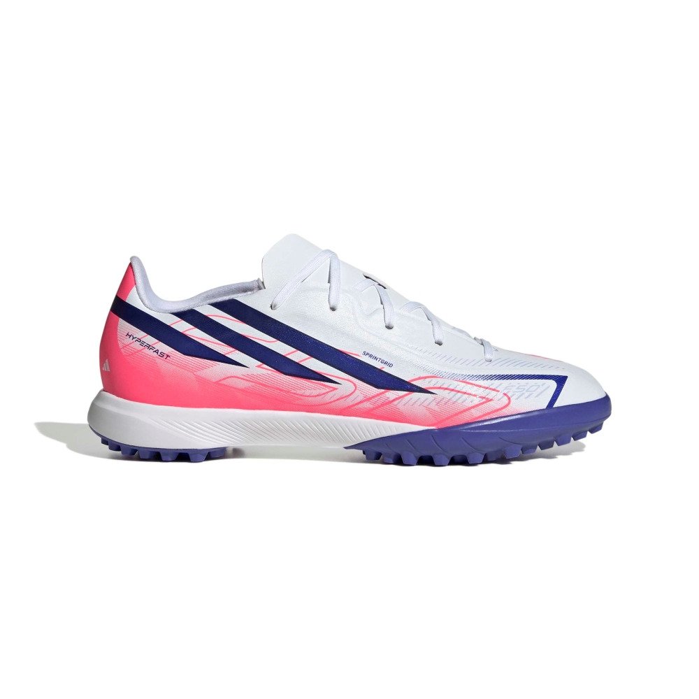 アディダス（adidas）（キッズ）キッズ ジュニアサッカートレーニングシューズ ターフ用 F50 ハイパーファスト LEAGUE TF OMS29-KK1321