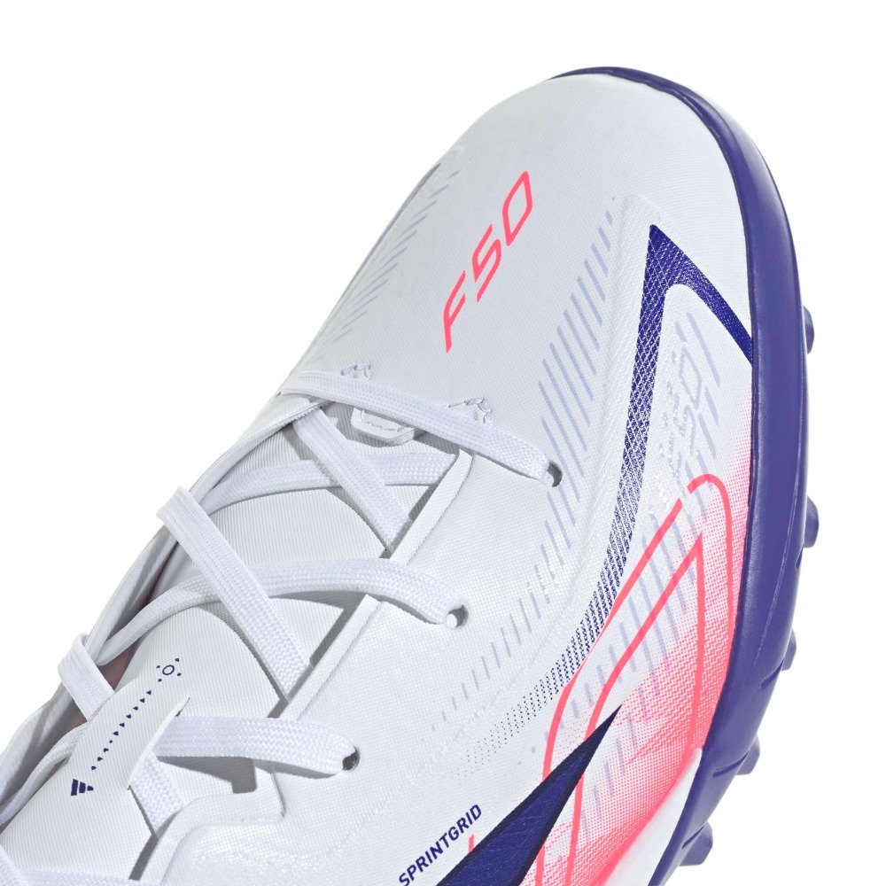 アディダス（adidas）（キッズ）キッズ ジュニアサッカートレーニングシューズ ターフ用 F50 ハイパーファスト LEAGUE TF OMS29-KK1321