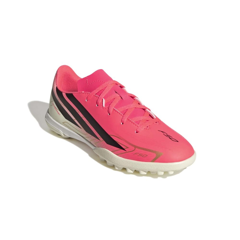 アディダス（adidas）（キッズ）ジュニア サッカー トレーニングシューズ ターフ用 F50 ハイパーファスト クラブ ONP20-KK1366