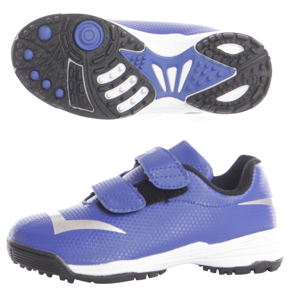 【多少の傷汚れありの為大奉仕】ジュニアサッカートレーニングシューズ LUCIEN TF 746D8SY0056BLU