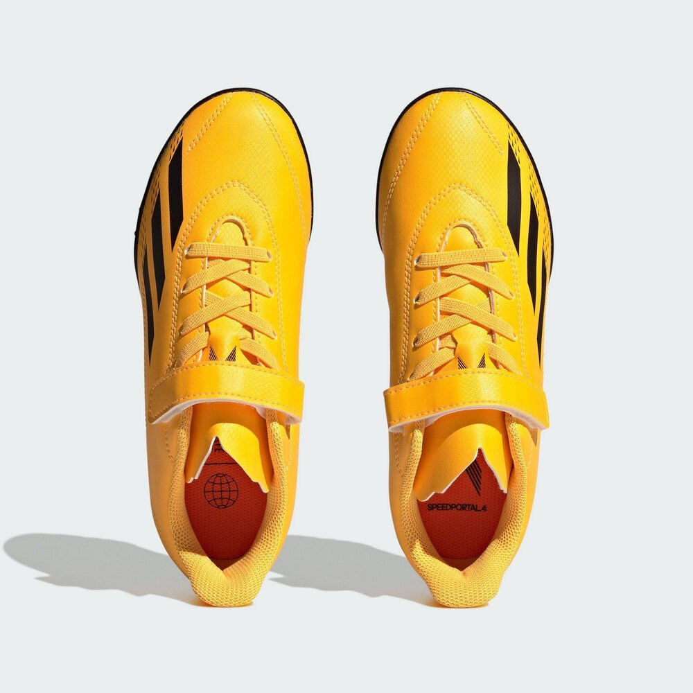 アディダス（adidas）（キッズ）ジュニアサッカートレーニングシューズ ターフグラウンド用 X スピードP.4 H&L J GZ2453