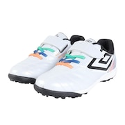 (キッズ)ジュニアサッカートレーニングシューズ アクセレイタ- SB WIDE UF4FCST5J WHBK