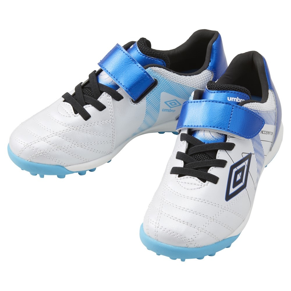 アンブロ（UMBRO）（キッズ）【新商品】ジュニアサッカートレーニングシューズ アクセレイター SB JR ワイド UF5SFCT5J WHBL