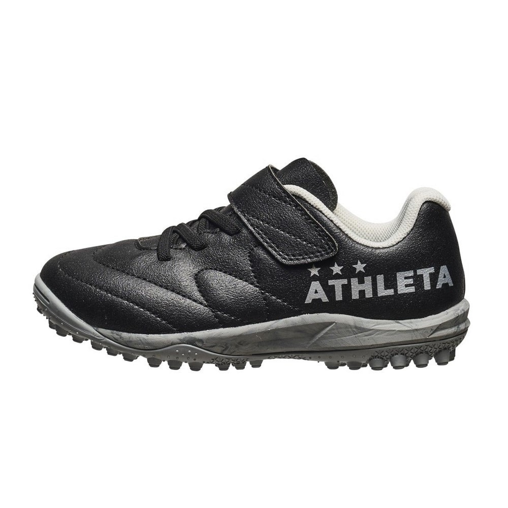 アスレタ（ATHLETA）（キッズ）ジュニアサッカートレーニングシューズ 人工芝・土グラウンド用 ジェネVC 21015J BLK
