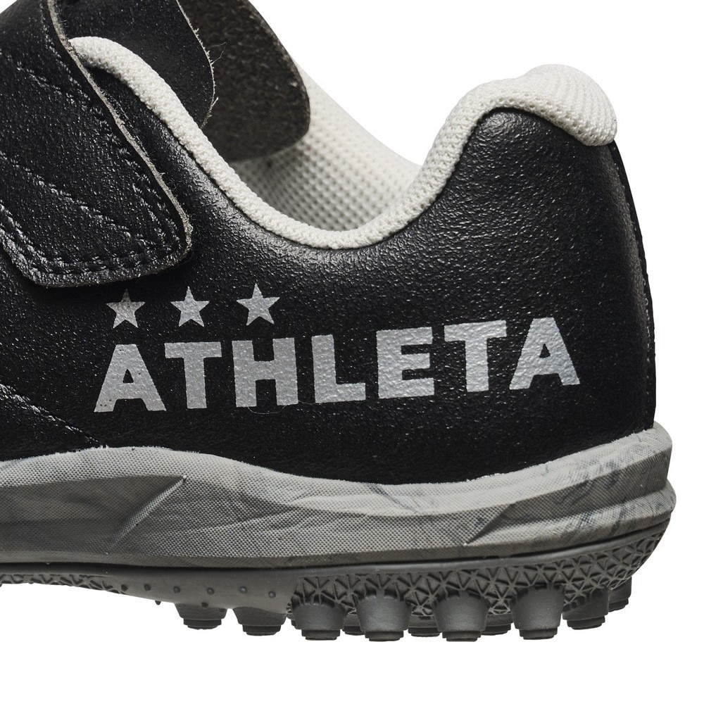 アスレタ（ATHLETA）（キッズ）ジュニアサッカートレーニングシューズ 人工芝・土グラウンド用 ジェネVC 21015J BLK