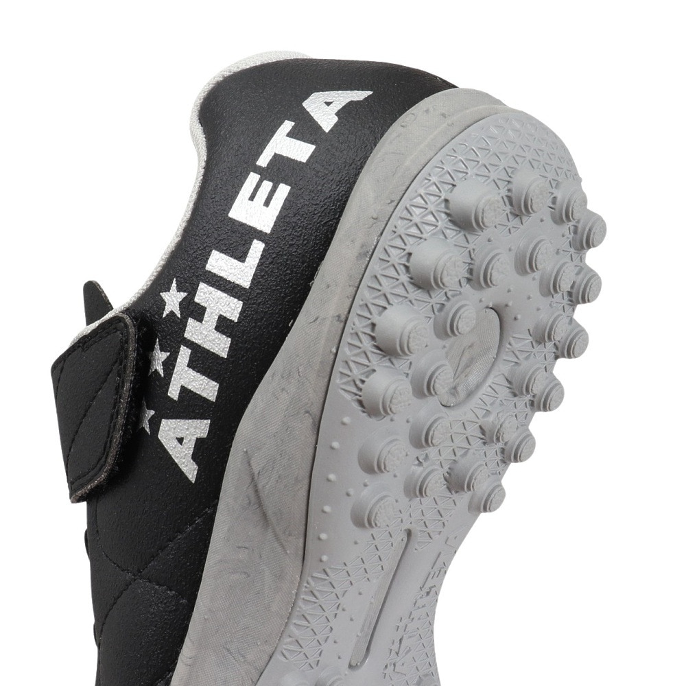 アスレタ（ATHLETA）（キッズ）ジュニアサッカートレーニングシューズ 人工芝・土グラウンド用 ジェネVC 21015J BLK