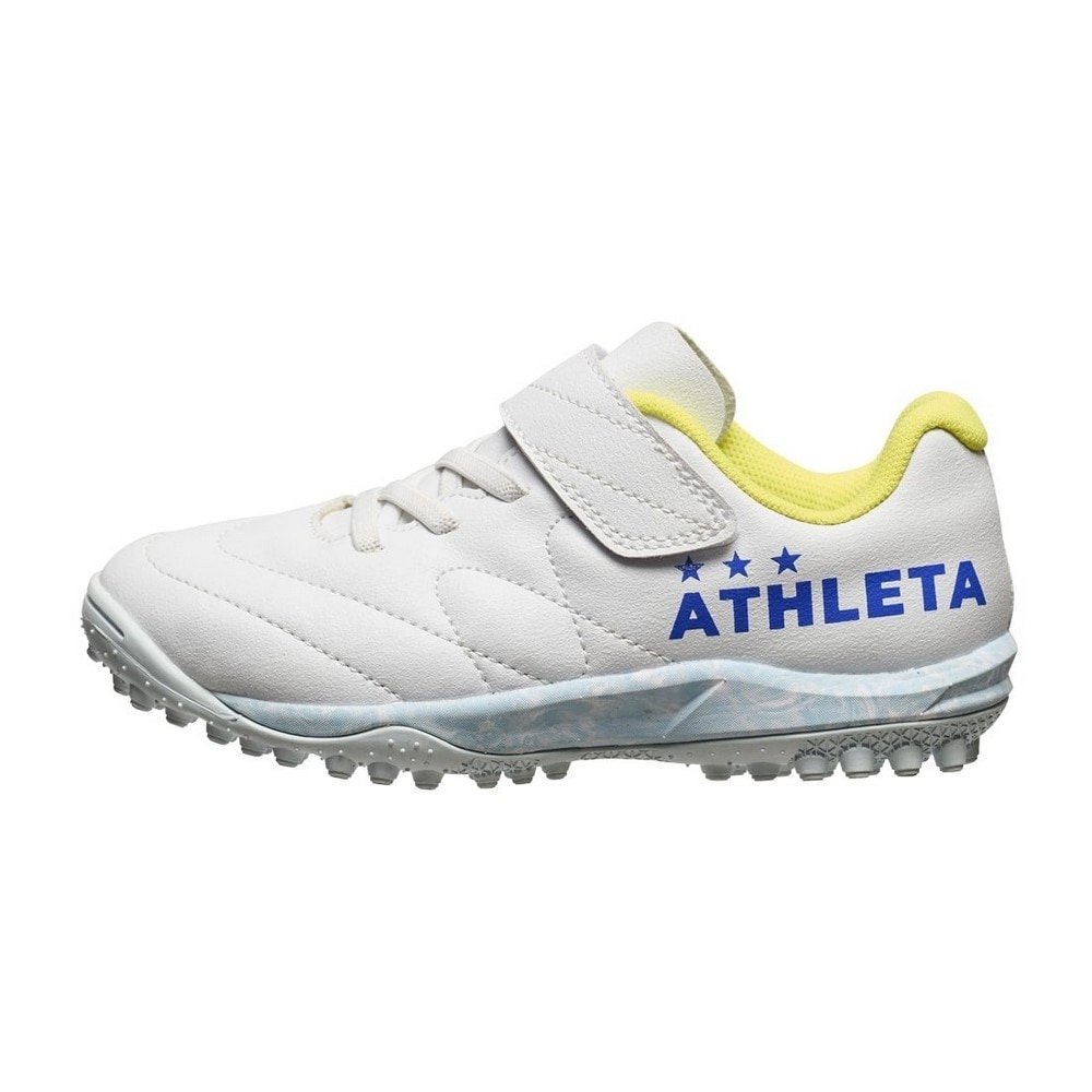 アスレタ（ATHLETA）（キッズ）ジュニアサッカートレーニングシューズ 人工芝・土グラウンド用 ジェネVC 21015J WHT