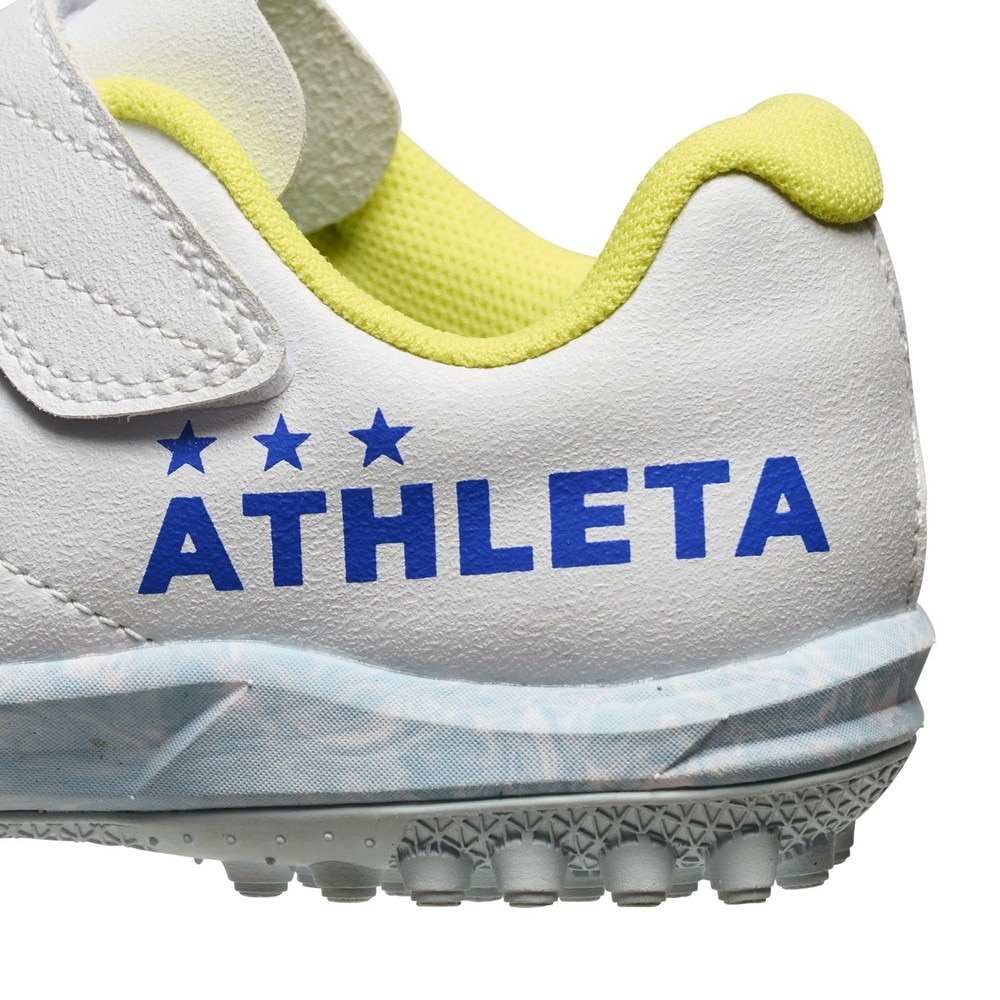 アスレタ（ATHLETA）（キッズ）ジュニアサッカートレーニングシューズ 人工芝・土グラウンド用 ジェネVC 21015J WHT