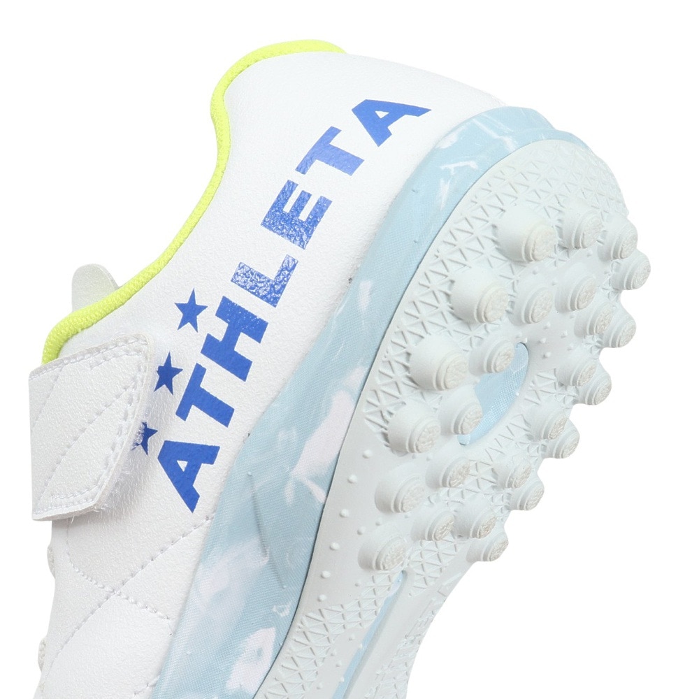 アスレタ（ATHLETA）（キッズ）ジュニアサッカートレーニングシューズ 人工芝・土グラウンド用 ジェネVC 21015J WHT