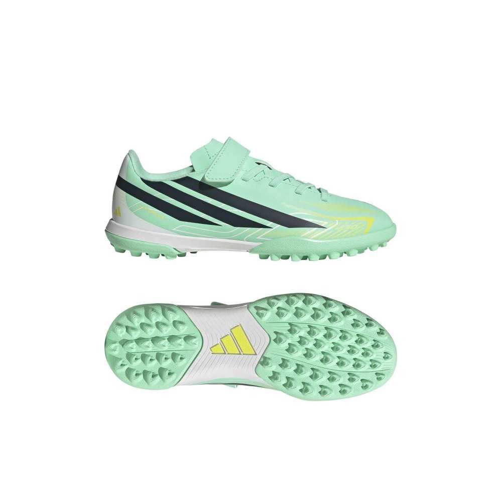 アディダス（adidas）（キッズ）【先行予約商品】 ジュニアサッカートレーニングシューズ F50 ハイパーファスト CLUB フック&ループ TF ONP14-KK1338 