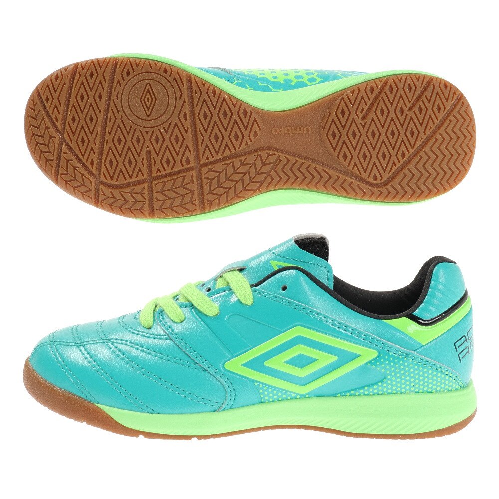 ジュニア サッカーインドアトレーニングシューズ 屋内 室内 アクセレイタ Tr Jr Wide In Uu4sjb03gl アンブロ スーパースポーツゼビオ