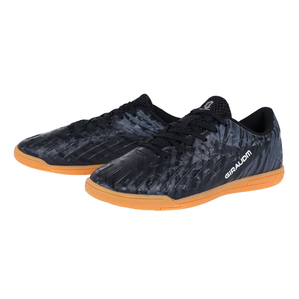 ジローム（GIRAUDM）（キッズ）サッカーインドアトレーニングシューズ 屋内 屋内 PROGRESS IN JR LA SH3S0002-SC746-GRCDL BLK