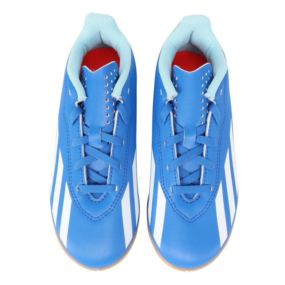 アディダス（adidas）（キッズ）ジュニアサッカーインドアトレーニングシューズ 屋内 室内 エックス クレイジーファスト.4 IN IE4064