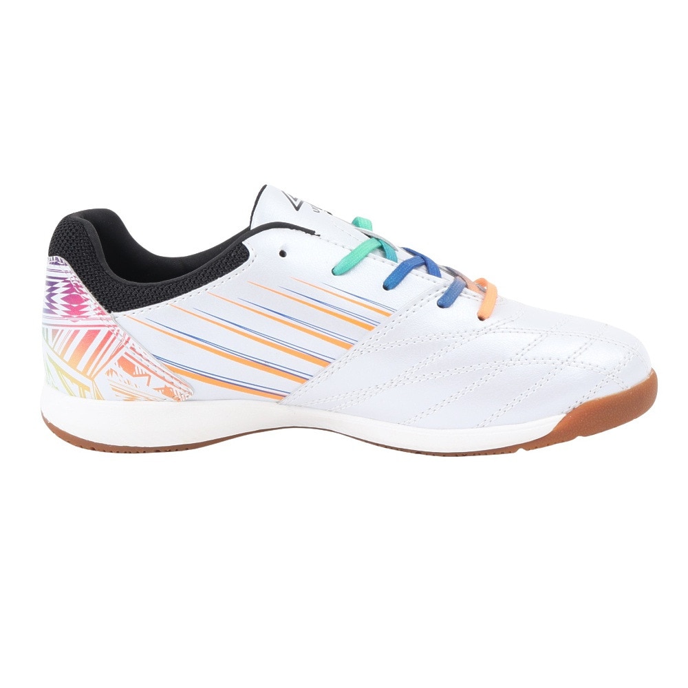 アンブロ（UMBRO）（キッズ）ジュニアサッカーインドアトレーニングシューズ 屋内 室内 アクセレイターTR JR ワイド IN UF4FCST3J WHBK