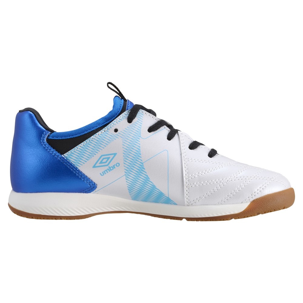 アンブロ（UMBRO）（キッズ）【新商品】ジュニアサッカーインドアトレーニングシューズ 屋内 室内 アクセレイター TR JR ワイド IN UF5SFCF1J WHBL
