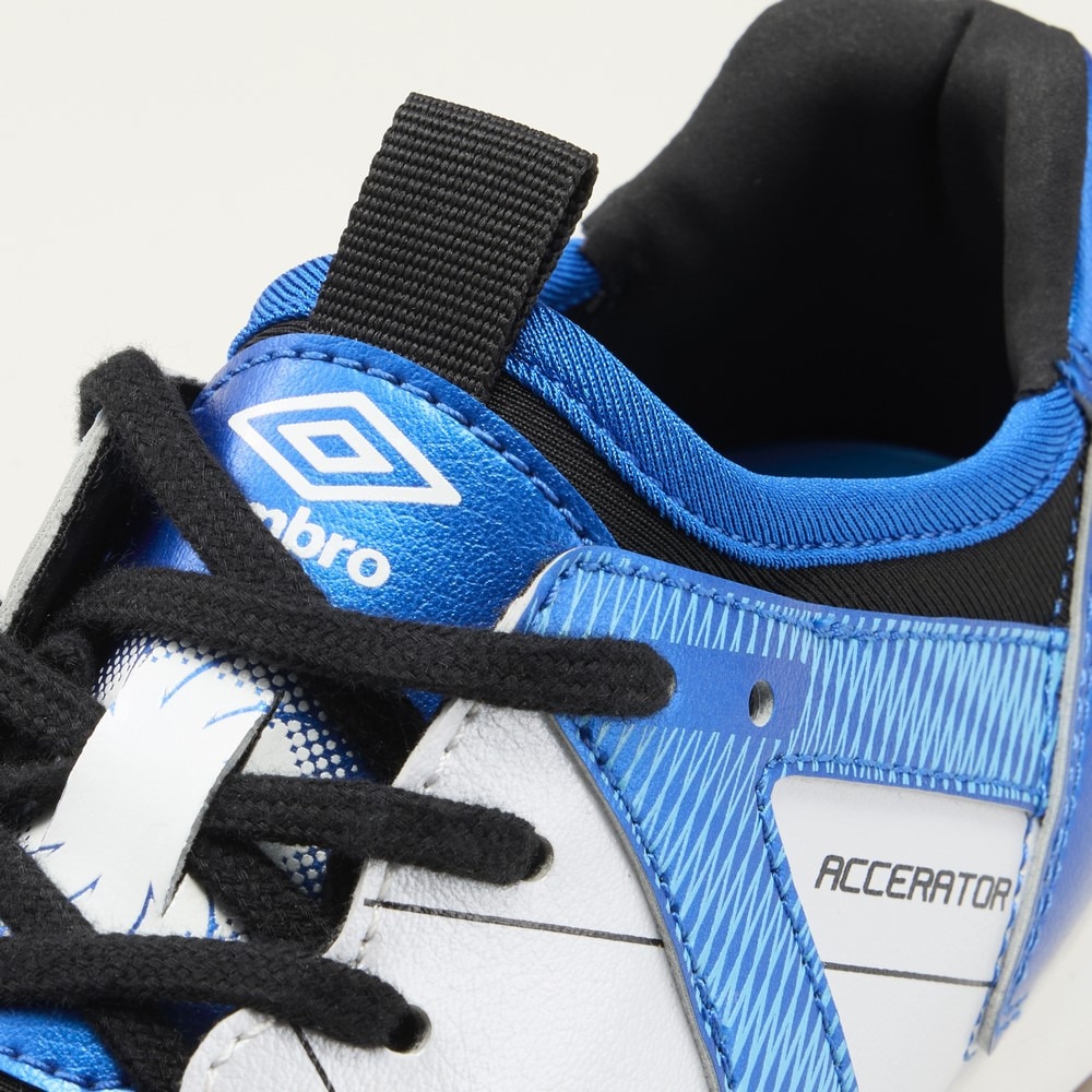 アンブロ（UMBRO）（キッズ）【新商品】ジュニアサッカーインドアトレーニングシューズ 屋内 室内 アクセレイター TR JR ワイド IN UF5SFCF1J WHBL