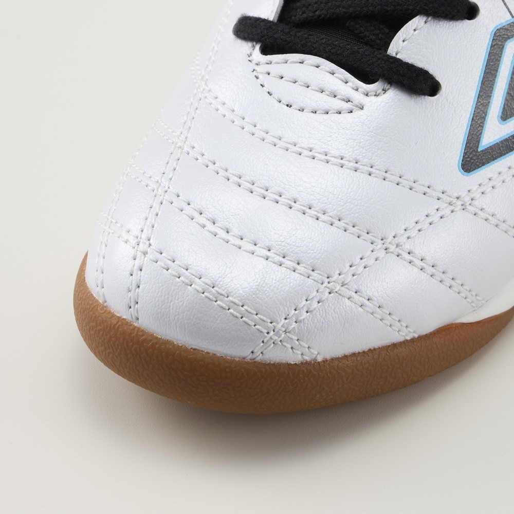 アンブロ（UMBRO）（キッズ）【新商品】ジュニアサッカーインドアトレーニングシューズ 屋内 室内 アクセレイター TR JR ワイド IN UF5SFCF1J WHBL