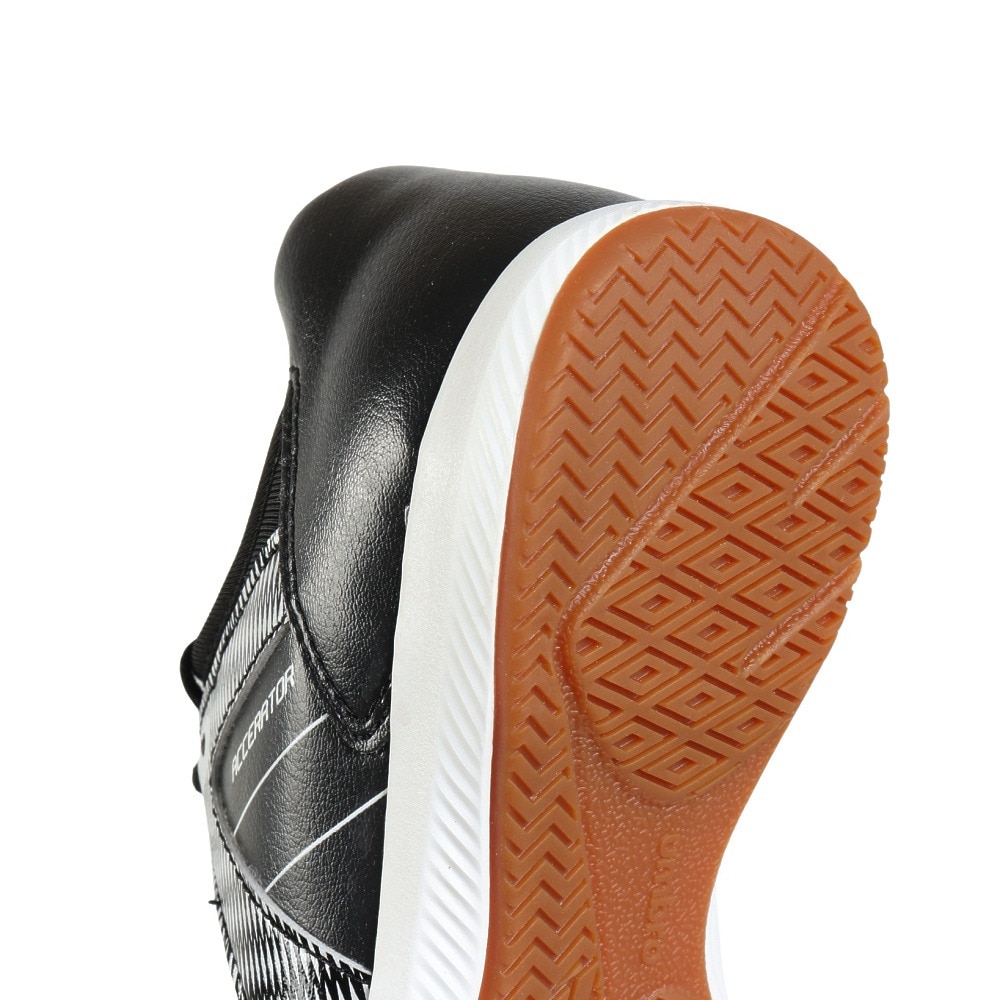 アンブロ（UMBRO）（キッズ）ジュニアサッカーインドアトレーニングシューズ 屋内 室内 アクセレイタ－ TR JR WIDE IN UF5SFCF2J BKWH