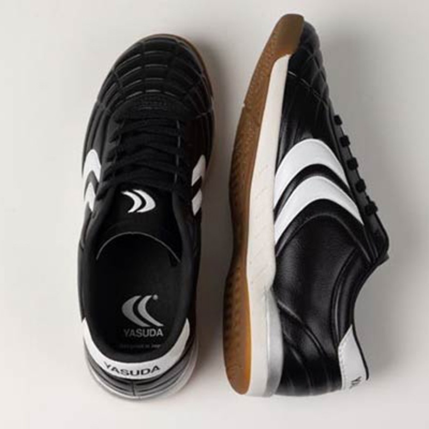 ヤスダ（YASUDA）（キッズ）ジュニアサッカーインドアトレーニングシューズ 屋内 室内 Ligaresta IN Jr. YSD-S25JR-003 BLK