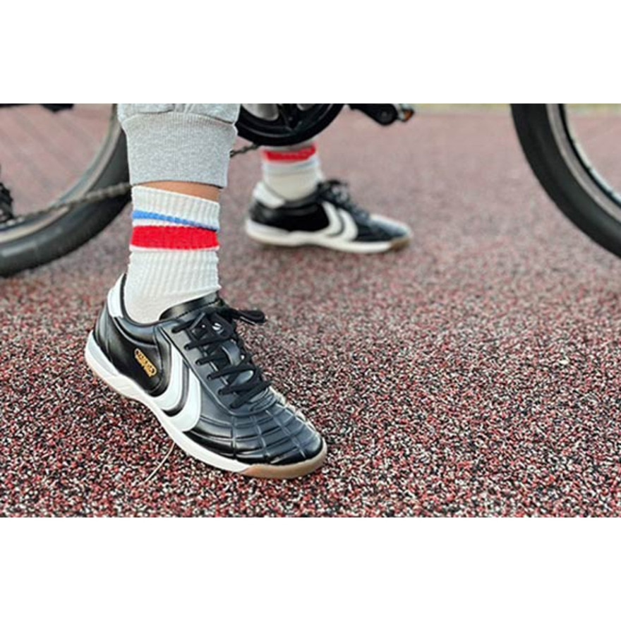ヤスダ（YASUDA）（キッズ）ジュニアサッカーインドアトレーニングシューズ 屋内 室内 Ligaresta IN Jr. YSD-S25JR-003 BLK