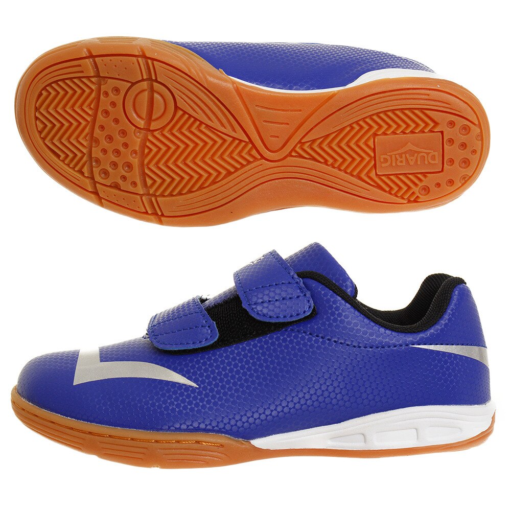 ジュニアサッカーインドアトレーニングシューズ LUCIEN IN 746D8SY0058BLU ベルクロ サッカーシューズ