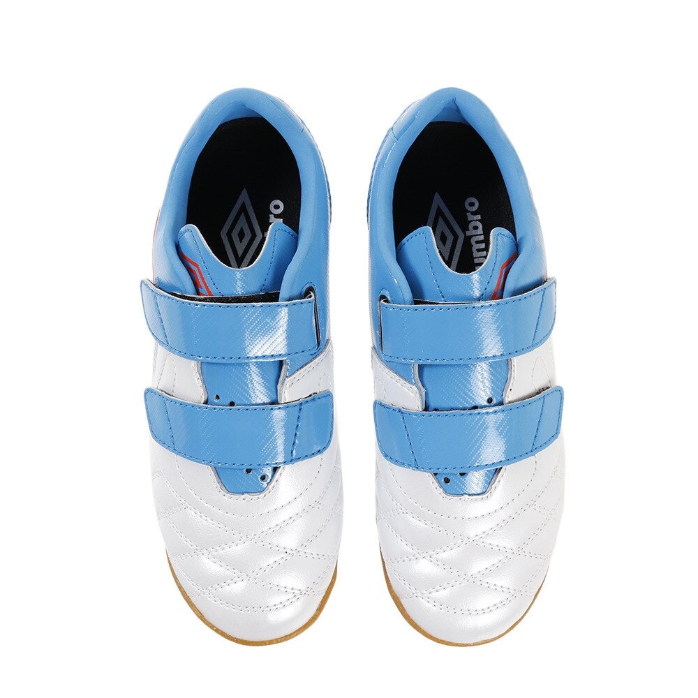 アンブロ（UMBRO）（キッズ）ジュニア フットサル インドア ACR シーテイー BL JワイドIN UU4NJB06WB ベルクロ サッカーシューズ