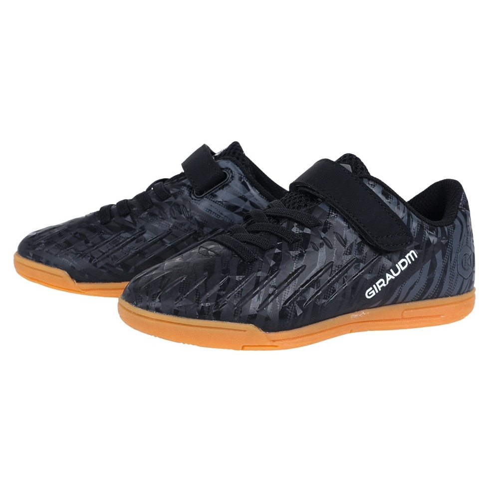 ジローム（GIRAUDM）（キッズ）サッカーインドアトレーニングシューズ 屋内 室内 PROGRESS IN JR BL SH3S0001-SC746-GRCDL BLK