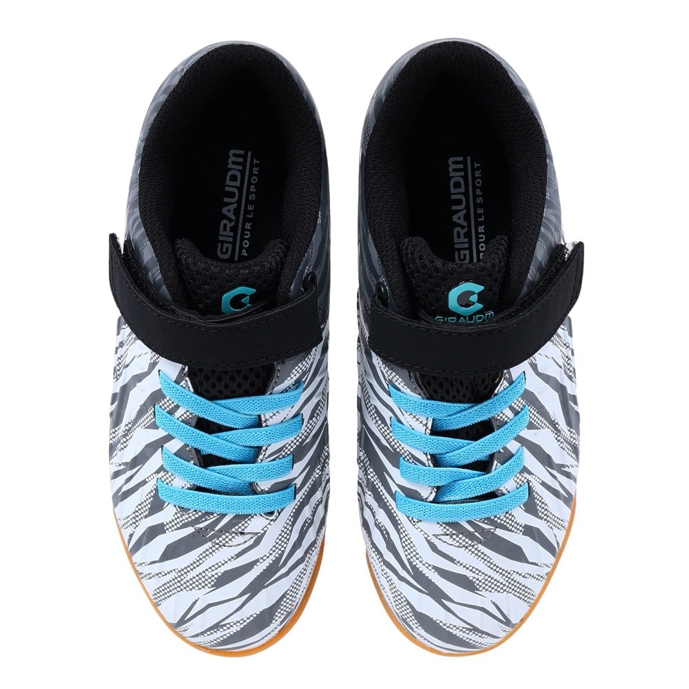 ジローム（GIRAUDM）（キッズ）サッカーインドア トレーニングシューズ 屋内 室内 PROGRESS IN JR BL SH3S0001-SC746-GRCDL WHT
