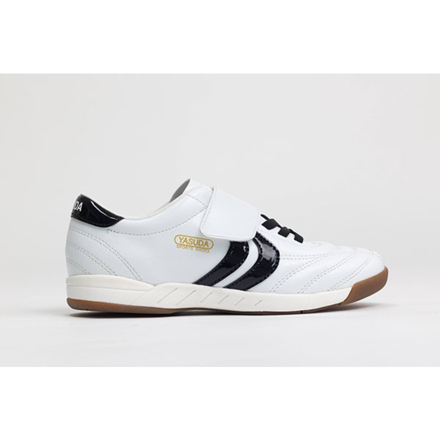 ヤスダ（YASUDA）（キッズ）ジュニアサッカーインドアトレーニングシューズ 屋内 室内 Ligaresta IN Kids YSD-S25KID.004 WHT