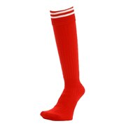 デュアリグ（DUARIG）（キッズ）サッカー ソックス ジュニア 吸汗速乾 ラインストッキング 750D3OK002-RED-J 靴下 子供