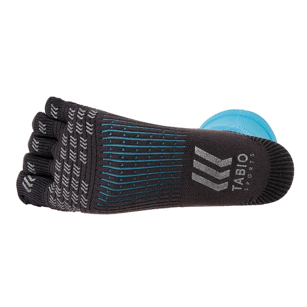 タビオ（Tabio）（メンズ、レディース）サッカー ソックス 靴下 フットボール 5本指 クルーソックス 071140014 85 速乾