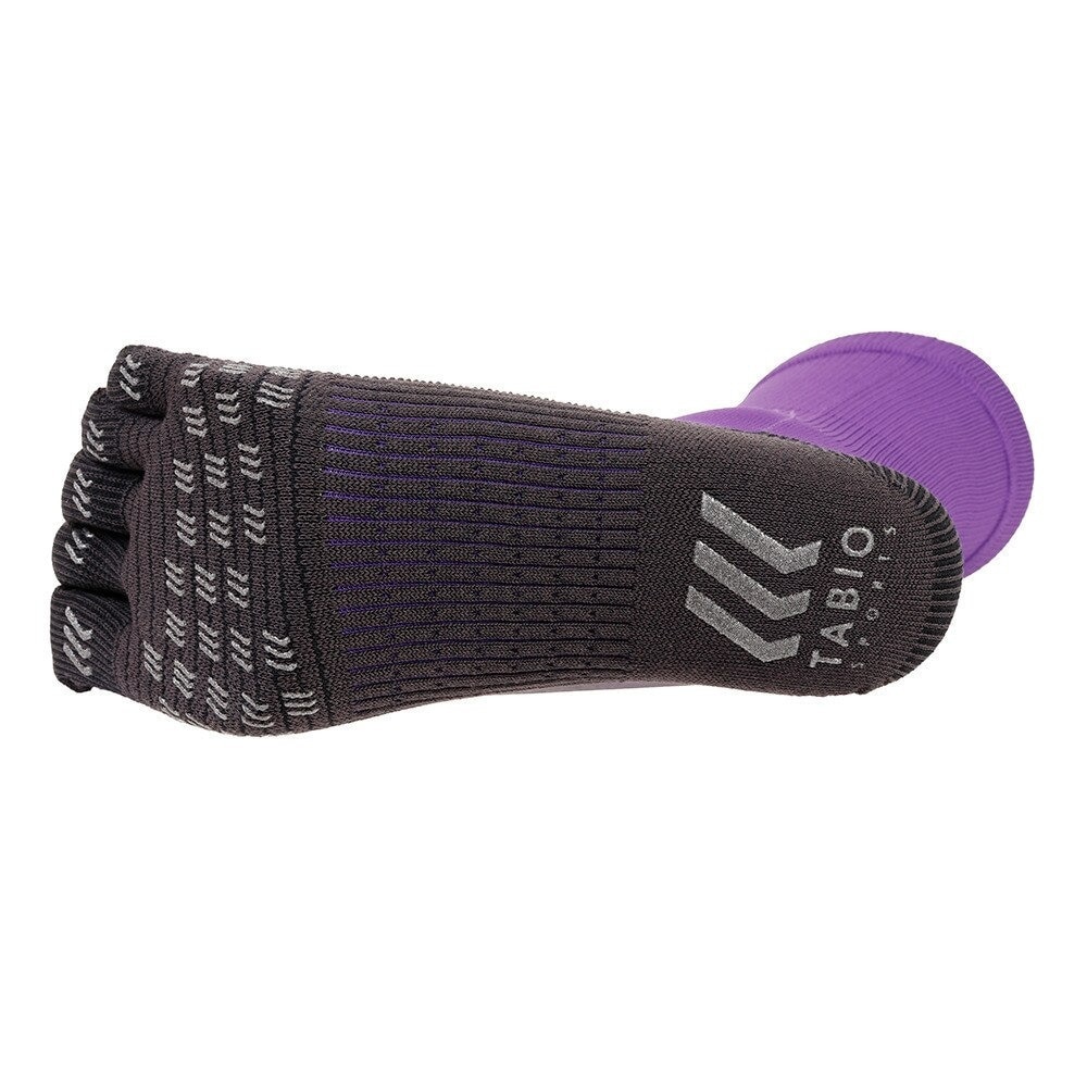 タビオ（Tabio）（メンズ、レディース）日本製 サッカー フットボール 5本指 クルーソックス 072141014 92 速乾 27-29cm