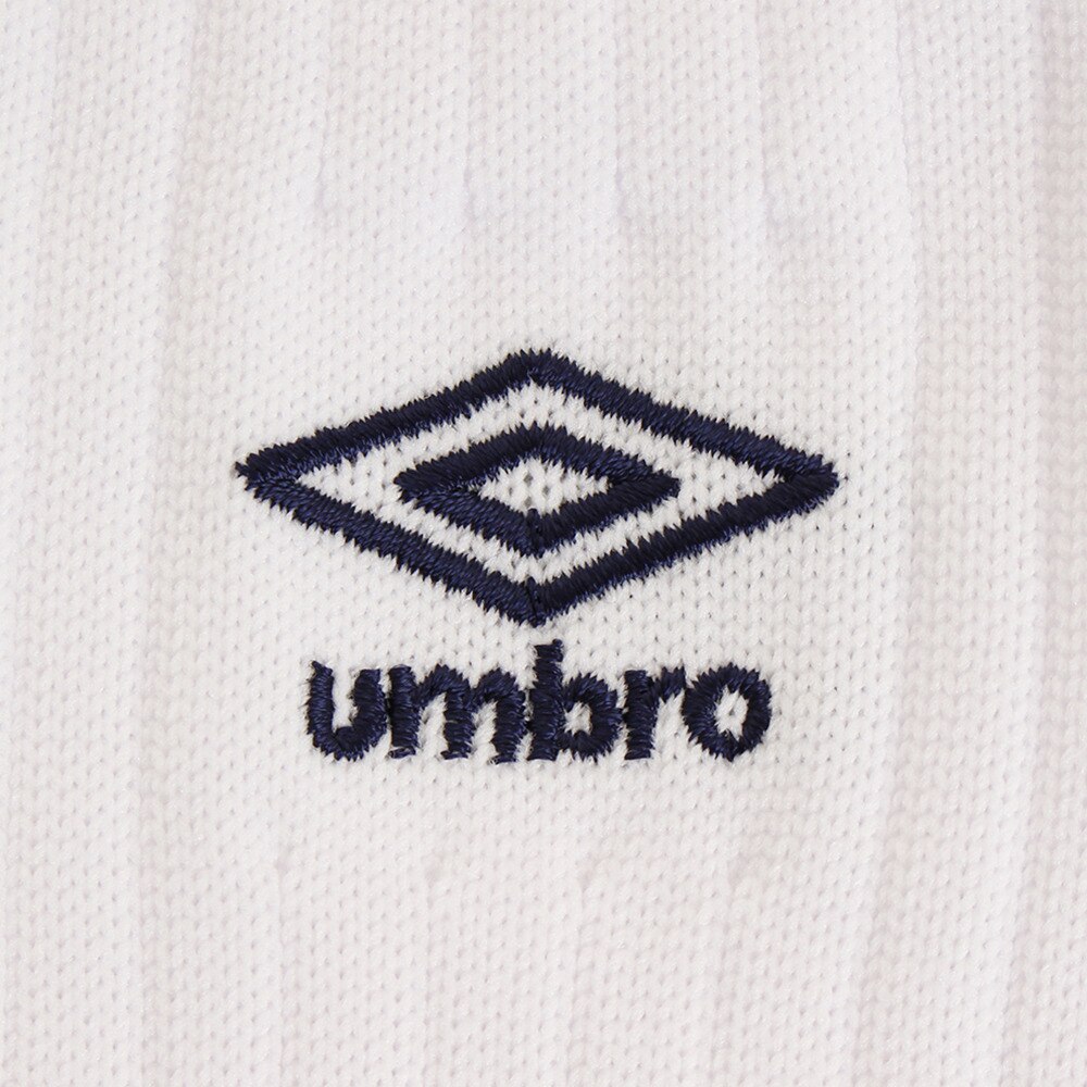 アンブロ（UMBRO）（メンズ）サッカー ソックス プラクテイス ストッキング UBS8810 WNV27 白 × ネイビー 靴下