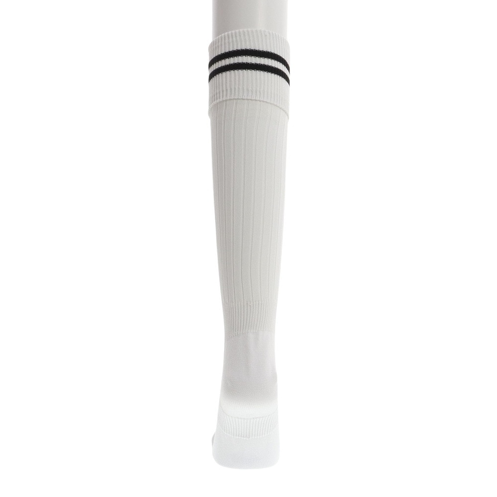 デュアリグ（DUARIG）（メンズ）サッカー ソックス 吸汗速乾 ライン ストッキング 1足組 750D9OK002-WHT-M 白 靴下