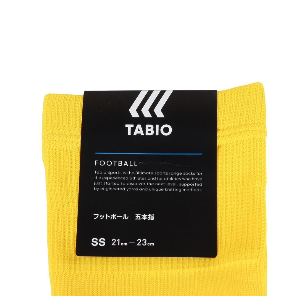 タビオ（Tabio）（レディース）日本製 サッカー 靴下 フットボール五本指ソックス 071140011 62 イエロー 21-23cm