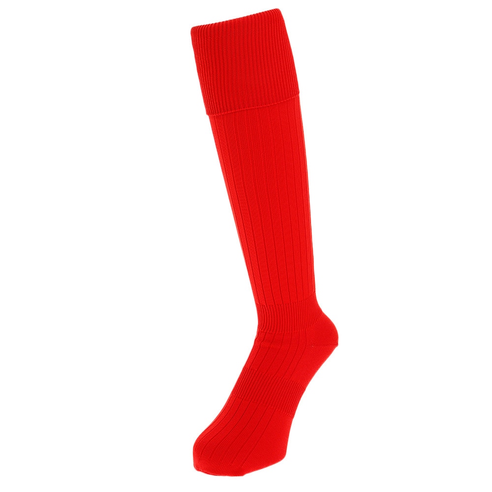 ジローム（GIRAUDM）（メンズ）サッカー ソックス ドライプラス ストッキング 1足組 750GM9OK001-RED-M 赤 靴下 速乾