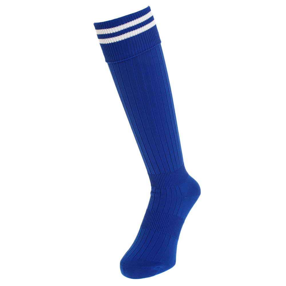 ジローム（GIRAUDM）（レディース、キッズ）サッカー ソックス ドライプラス ライン ストッキング 750GM9OK002-BLU-J 青 靴下 速乾