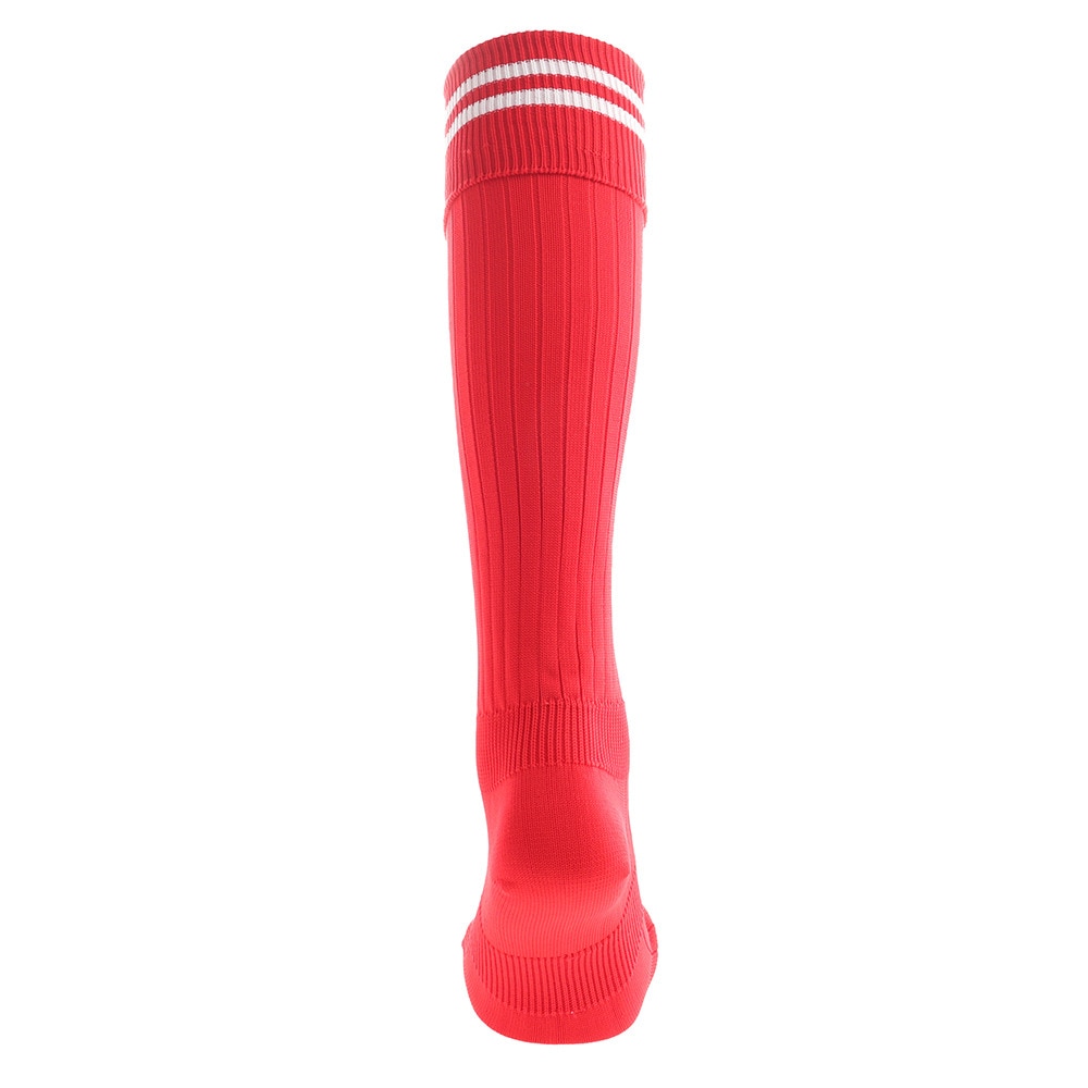 ジローム（GIRAUDM）（メンズ）サッカー ソックス ドライプラス ライン ストッキング 1足組 750GM9OK002-RED-M 赤 靴下 速乾