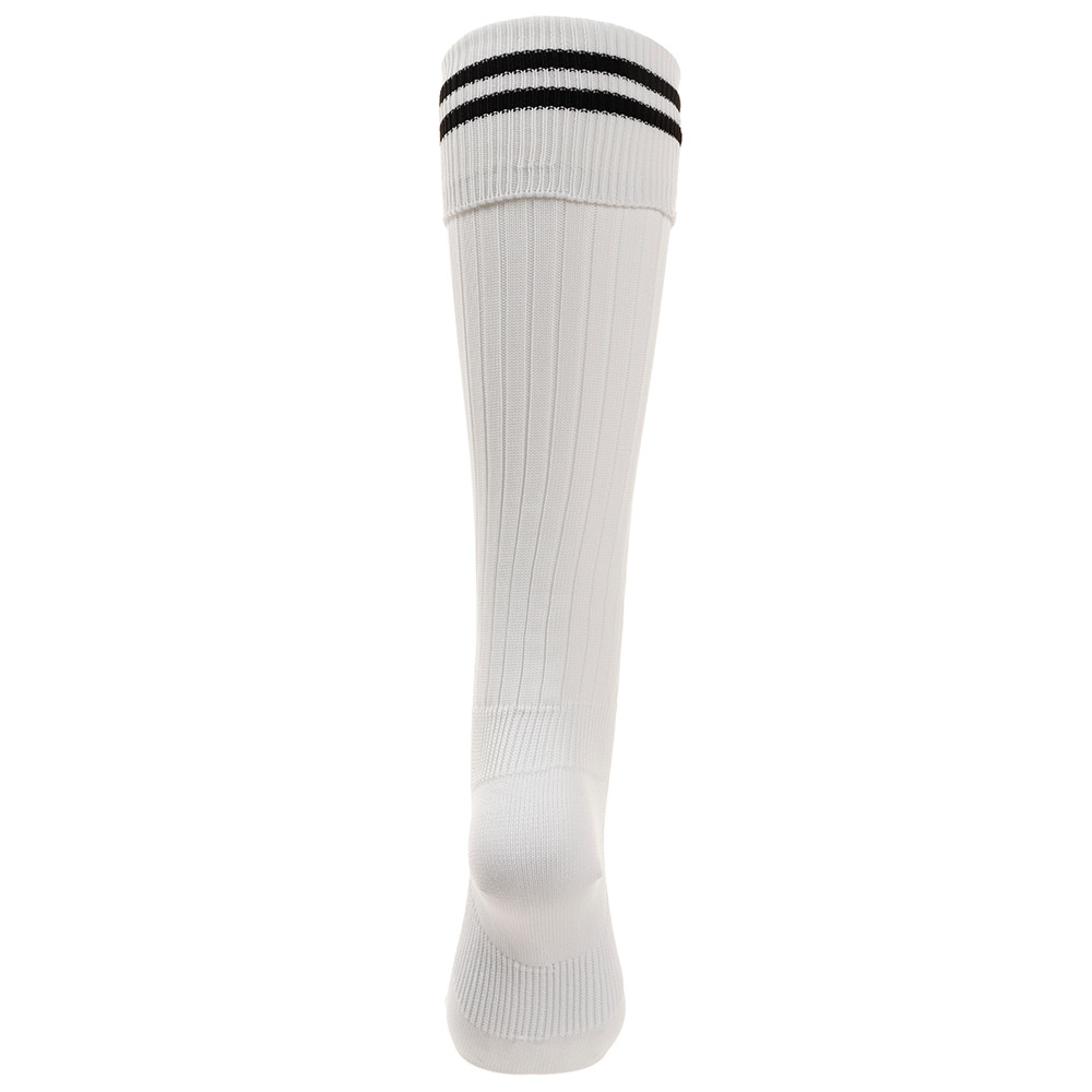ジローム（GIRAUDM）（レディース、キッズ）サッカー ソックス ドライプラス ライン ストッキング 750GM9OK002-WHT-J 白 靴下 速乾