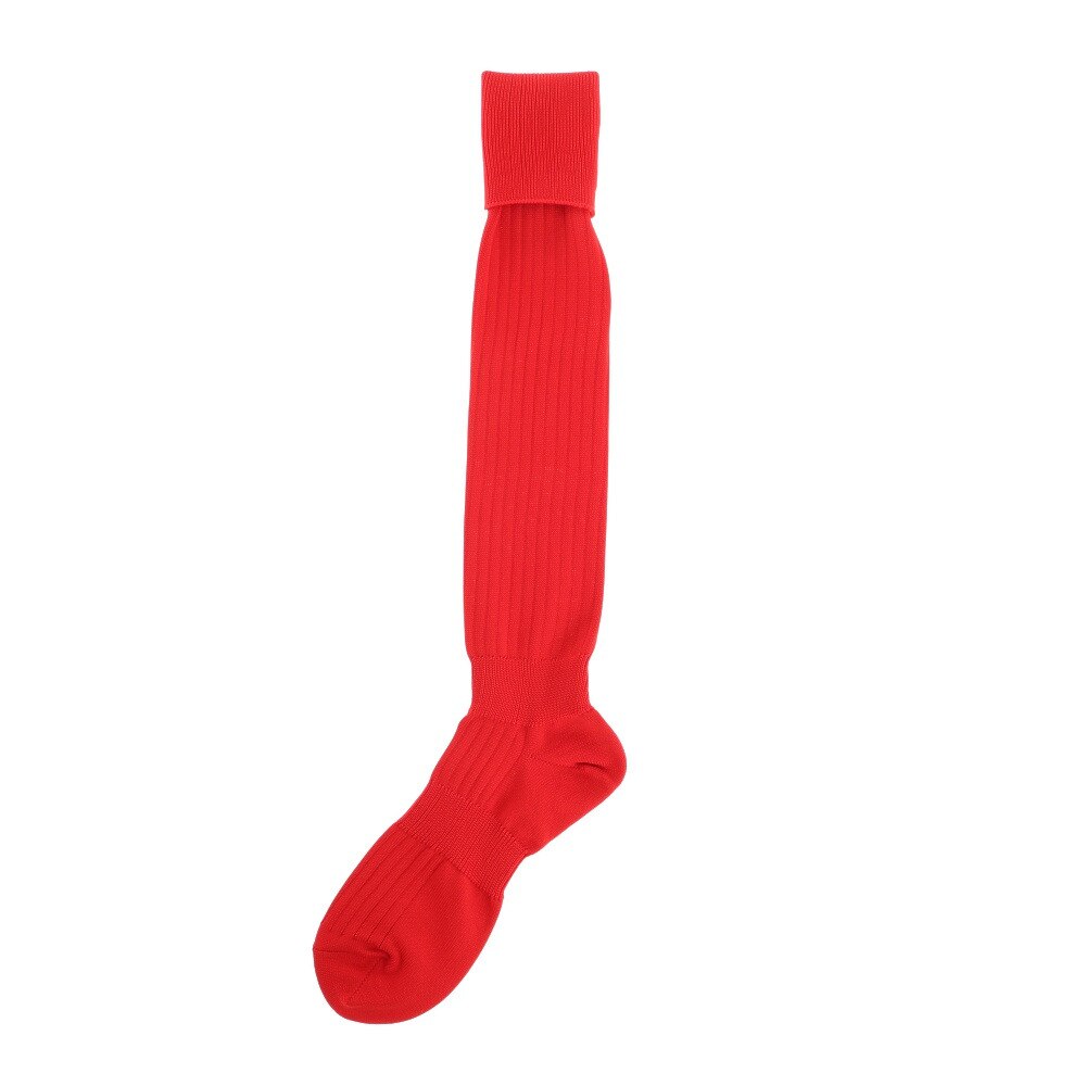 ジローム（GIRAUDM）（メンズ）サッカー ソックス ドライプラス ストッキング 1足組 750GM9OK001-RED-M 赤 靴下  スポーツ用品はスーパースポーツゼビオ