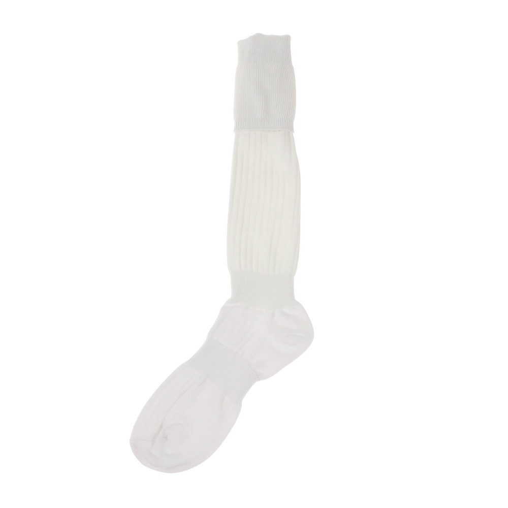 ジローム（GIRAUDM）（メンズ）サッカー ソックス ドライプラス ストッキング 1足組 750GM9OK001-WHT-M 白 靴下 速乾