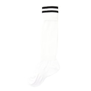 (レディース、キッズ)サッカー ソックス ドライプラス ストッキング 1足組 750GM9OK002-WHT-J 白 靴下 速乾