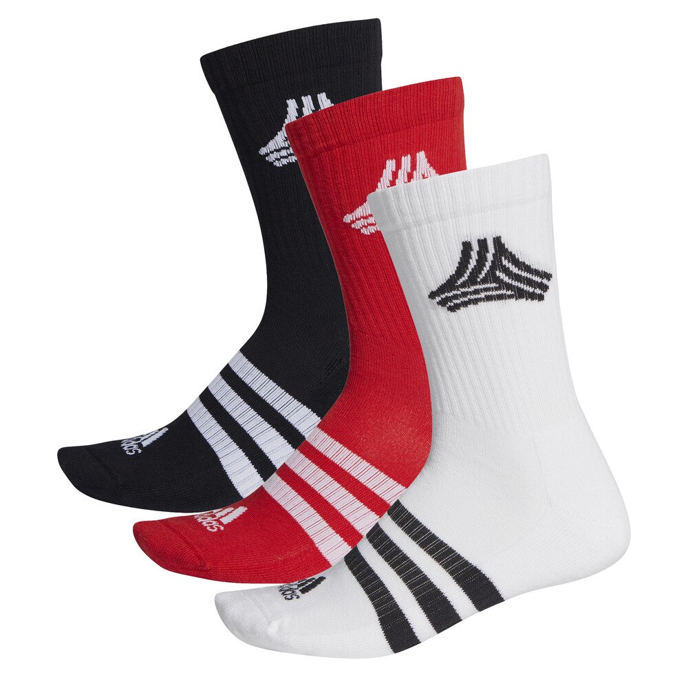 サッカー ソックス 3足組 フットボール ストリート 3ストライプス クルーソックス ストッキング Gmb55 Fi9350 靴下 アディダス ヴィクトリアゴルフ