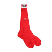 アンブロ（UMBRO）（メンズ）サッカー ソックス プラクテイス ストッキング UBS8810 MRED30 赤 靴下